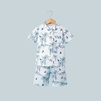 Boys Clothing Set | Stylish Kids Co-ord Set for Boys | Cotton Shirt & Shorts Combo | Kids Dress Boy | Casual Kids Clothes for Boys | Summer Kids Wear & Casual Outfit
